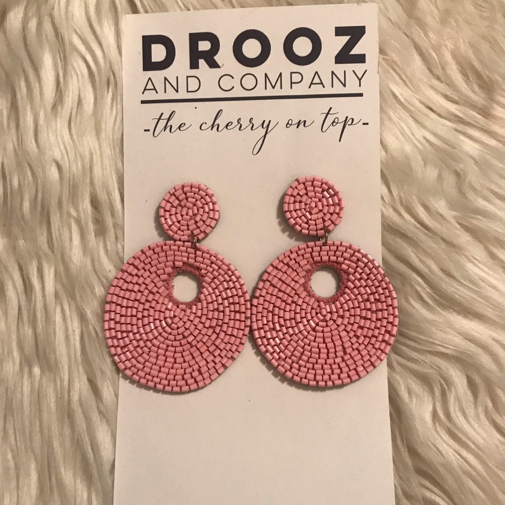 Fun beaded boutique earrings